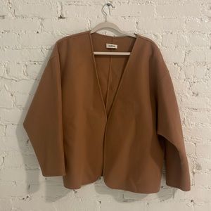 Toteme Caramel brown wool blend